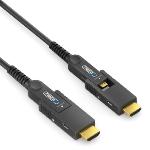 Câble fibre optique 4K HDMI/Micro détachable HDMI AOC  - 7.50 m