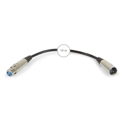 Câble audio XLR F/M 10.00 m