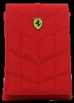 Liquidation  Etui rabat velcro rouge Ferrari 125*80mm