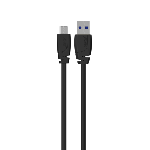 Cable Charge & Data USB C - USB A 3.0 1.00 m noir