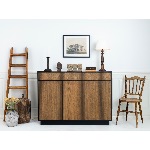 Meuble TV motorisé M AV pour écran 65" Noyer