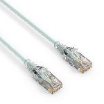 Câble RJ45 CAT 6. SLIM - UTP - LSOH - gris - 1,50m