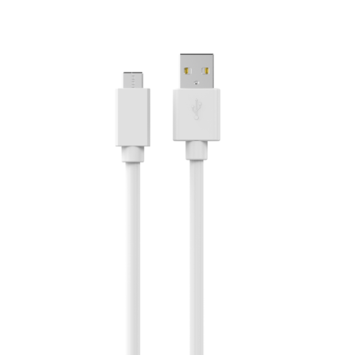 Cable Charge & Data Micro USB 1.00 m, Blanc