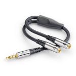 Adaptateur en Y pour casque 0.25m