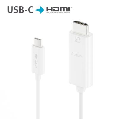 Câble USB-C vers HDMI / 2.0 / 4K 60hz / 3m / blanc