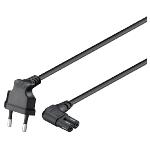 Câble alim. 5.00m coudés des deux côtés- Type C, App C7