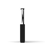 Meuble TV M AV Slimline 55" - Noyer / Noir