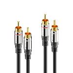 Câble audio 2x RCA - 1.00m