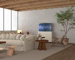 Meuble TV M AV Slimline 55" Blanc