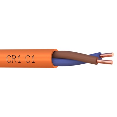 Cable HPCR1/C1 ANTI FEU IGNIFUGE  2X2.5 N/B ( touret 500 ml )