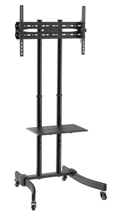 Chariot à roulettes, orientable,37-70"-Vesa max 600x400- max 40 kg