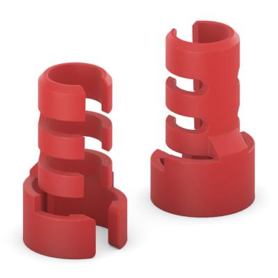 Serre-câbles de couleur- lot de 10 -Gamme FlexInstall-ROUGE