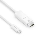 Câble USB-C vers HDMI / 2.0 / 4K 60hz / 3m / blanc