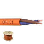 Cable HPCR1/C1 ANTI FEU IGNIFUGE  2X2.5 N/B ( touret 500 ml )