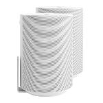 (Kit 2 pces) support mural ERA100  7 mm du mur Rotation Blanc 