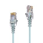 Câble RJ45 CAT 6. SLIM - UTP - LSOH - gris - 1,50m