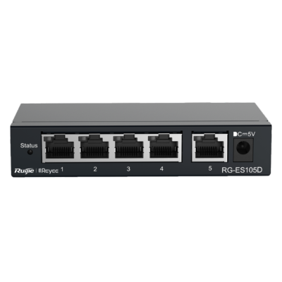 Switch Ethernet 5 ports RJ45