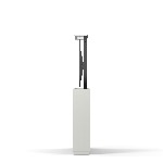 Meuble TV M AV Slimline 55" - Noyer /Blanc