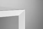 Clic TV55'' Laque blanche Tissu Acoustique  L :1248 mm Prof : 375mm