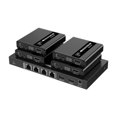 Splitter HDMI1x4-4K-Portée 70m max- UTP CAT6/6A/7