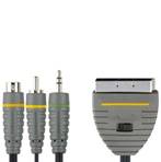Liquidation Prix Net  Câble multimédia 3.5mm+S-Video+RCA - SCART M  5