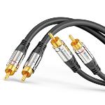 Câble audio, 2 x RCA - 5.00m