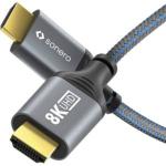 Câble HDMI 8K60- gris/bleu-2.00 m