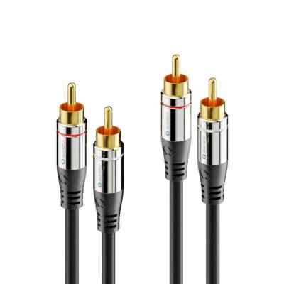 Câble audio, 2 x RCA - 5.00m