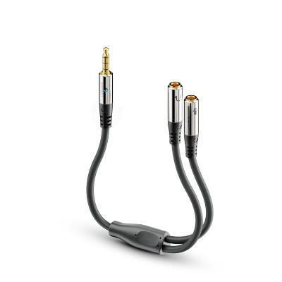 Adaptateur en Y pour casque 0.25m