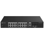 Switch Reyee 20 ports -16 PoE 802.3af/at 130W + 2 SFP