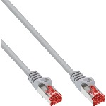 Liquidation prix net - reste 10 pièces  RJ45 Cat 6 S/FTP 0.25m gris