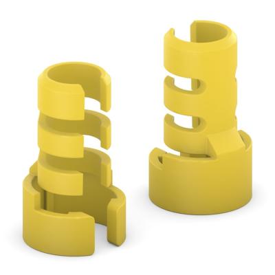 Serre-câbles de couleur- lot de 10 -Gamme FlexInstall-JAUNE
