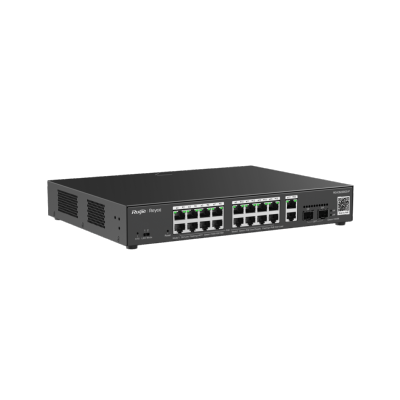 Switch Reyee 20 ports -16 PoE 802.3af/at 250W + 2 SFP